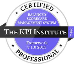 Balanced Scorecard Professional certification badge