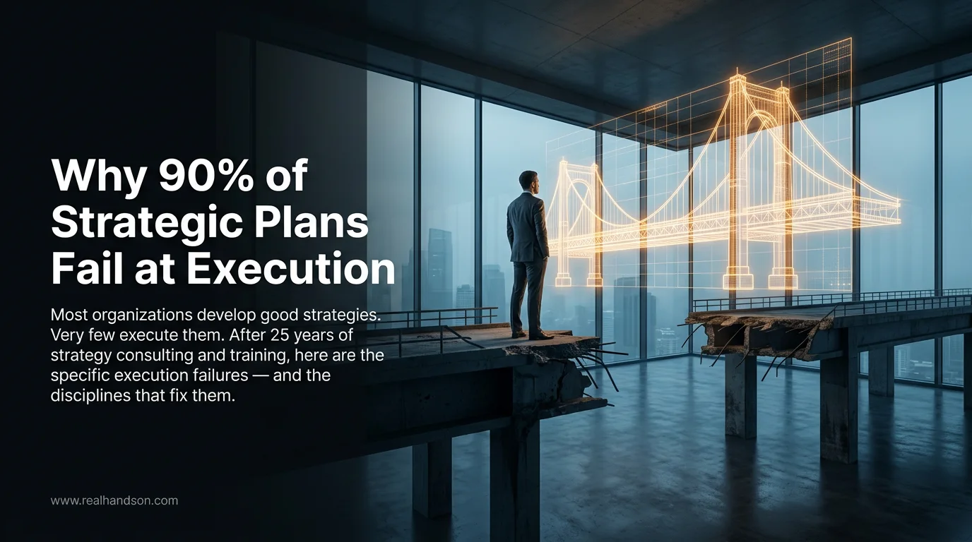 Why 90% of Strategic Plans Fail at Execution — And What to Do